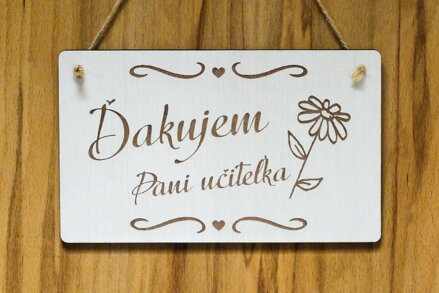 T 137 Ďakujem Pani učiteľka