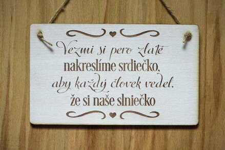 T 010_Vezmime si pero zlaté nakreslíme srdiečko, aby každý človek vedel, že...