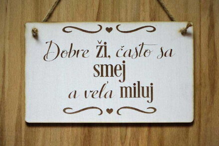 T 023_Dobre ži, často sa smej a veľa miluj