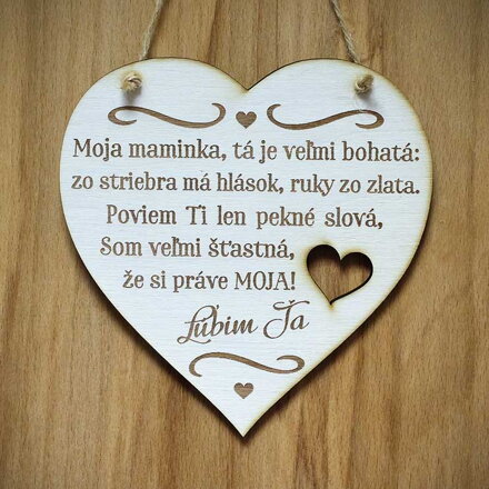 S 055_Moja maminka, tá je veľmi bohatá: zo striebra má hlások, ruky zo zlata...
