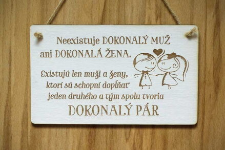 T 069_Neexistuje DOKONALÝ MUŽ ani DOKONALÁ ŽENA. Existujú len muži a ženy...