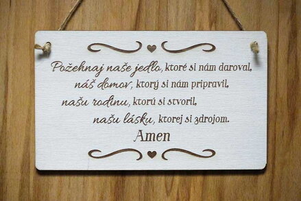 T 077_Požehnaj naše jedlo, ktoré si nám daeoval, náš domov, ktorý si nám...