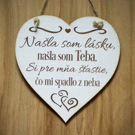 S 033_Našla som lásku, našla som Teba. Si pre mňa šťastie, čo mi spadlo z neba