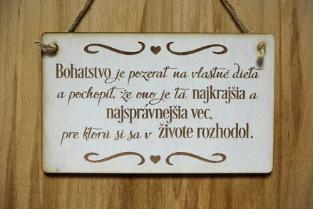 T 033_Bohatstvo je pozerať na vlastné dieťa a pochopiť, že ono je tá...
