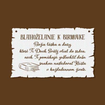 T 212 Blahoželanie k birmovke