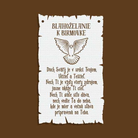 T 213 Blahoželanie k birmovke