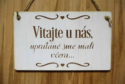 T 017_Vitajte u nás, upratané sme mali včera...