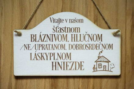 T 059_Vitajte v našom šťastnom BLÁZNIVOM, HLUČNOM...HNIEZDE