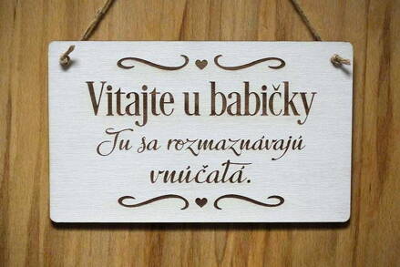 T 119_Vitajte u babičky Tu sa rozmaznávajú vnúčatá.