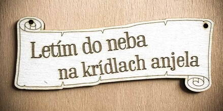 PMN007 Letím do neba na krídlach anjela