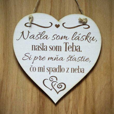 S 033_Našla som lásku, našla som Teba. Si pre mňa šťastie, čo mi spadlo z neba
