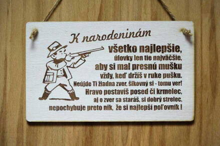 T 031_K narodeninám všetko najlepšie, úlovky len tie najväčšie, aby si mal...